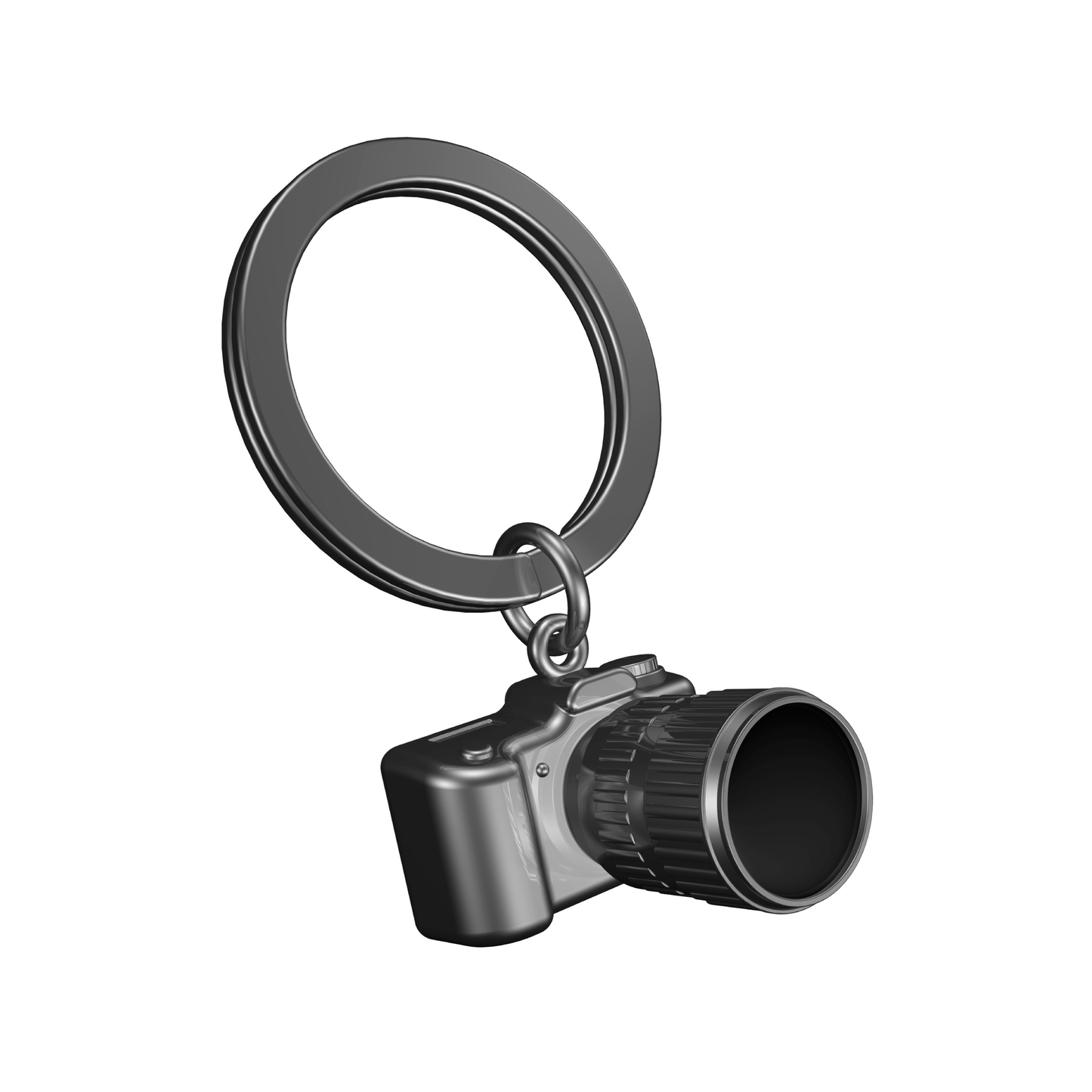 Metalmorphose Keyring - Gunmetal Camera Keyring