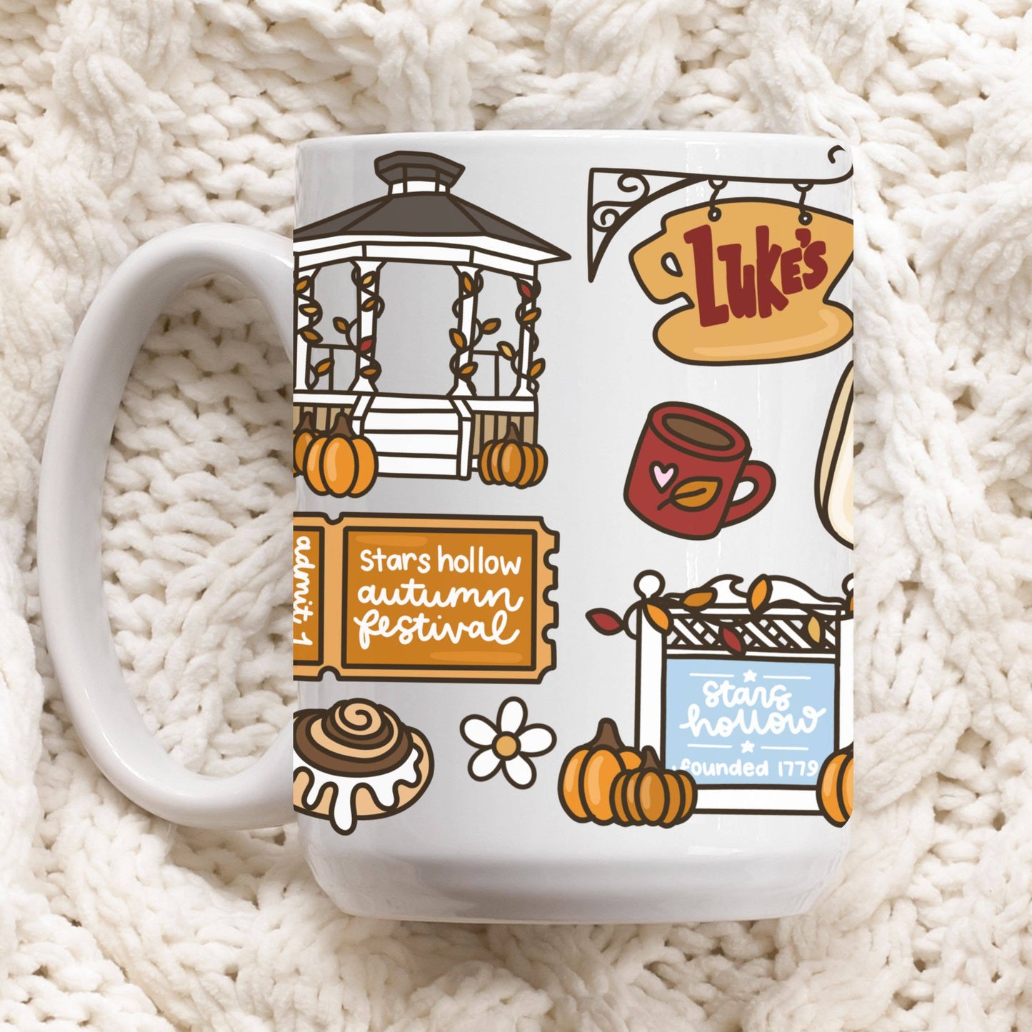 Gilmore Girls Autumn in Stars Hollow Ceramic Mug - 15oz