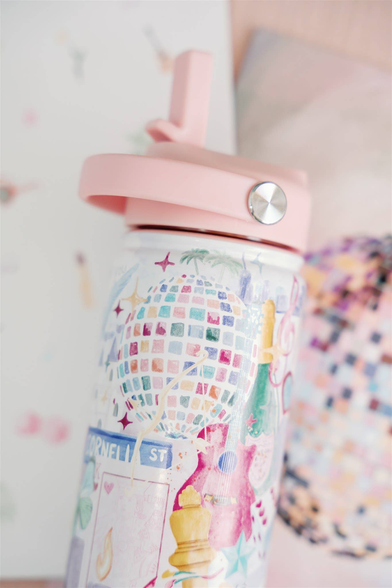 Taylor Swift 18 Ounce Insulated Water Bottle - By Gracefully Made Art