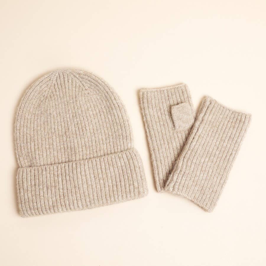Mocha Knitted Hand Warmers