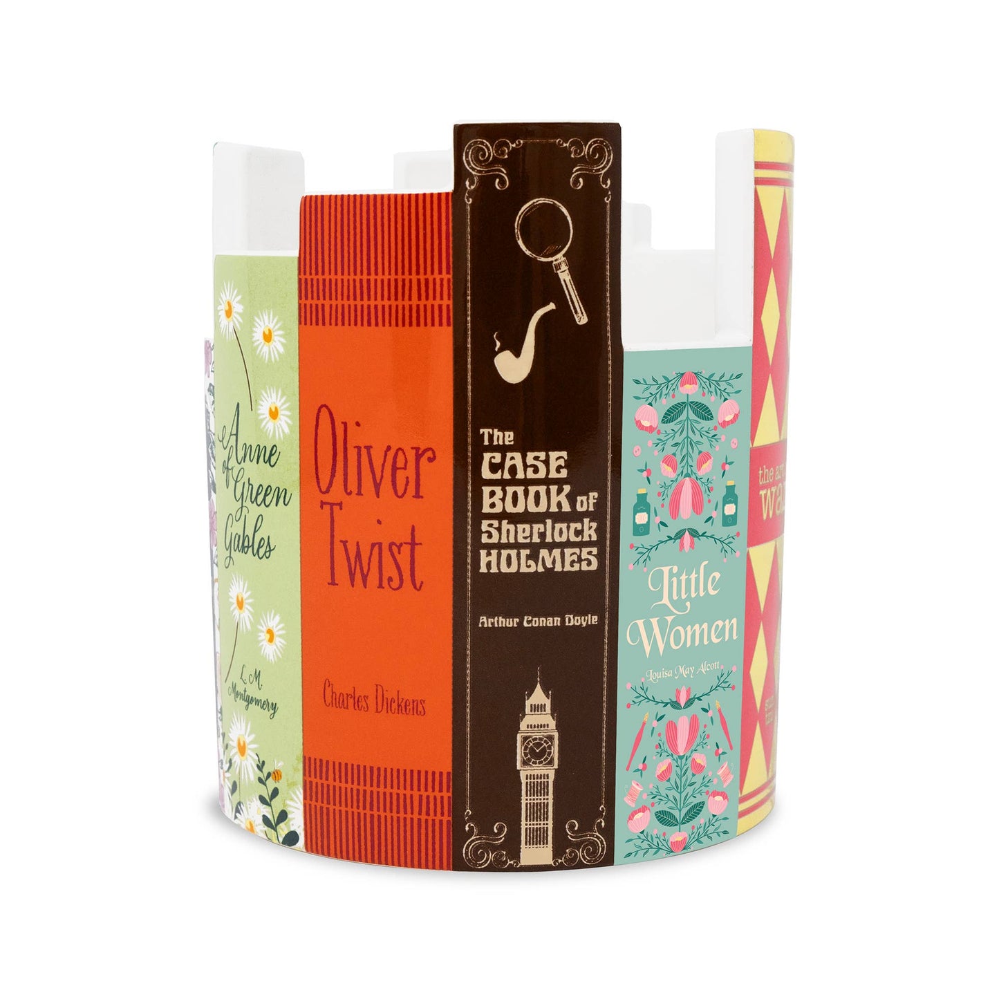 Desk Pot/Planter - Classic Books