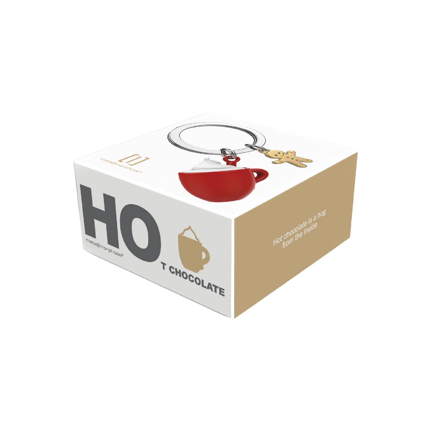 Metalmorphose Cosy Mug With Gingerbread Man Keyring