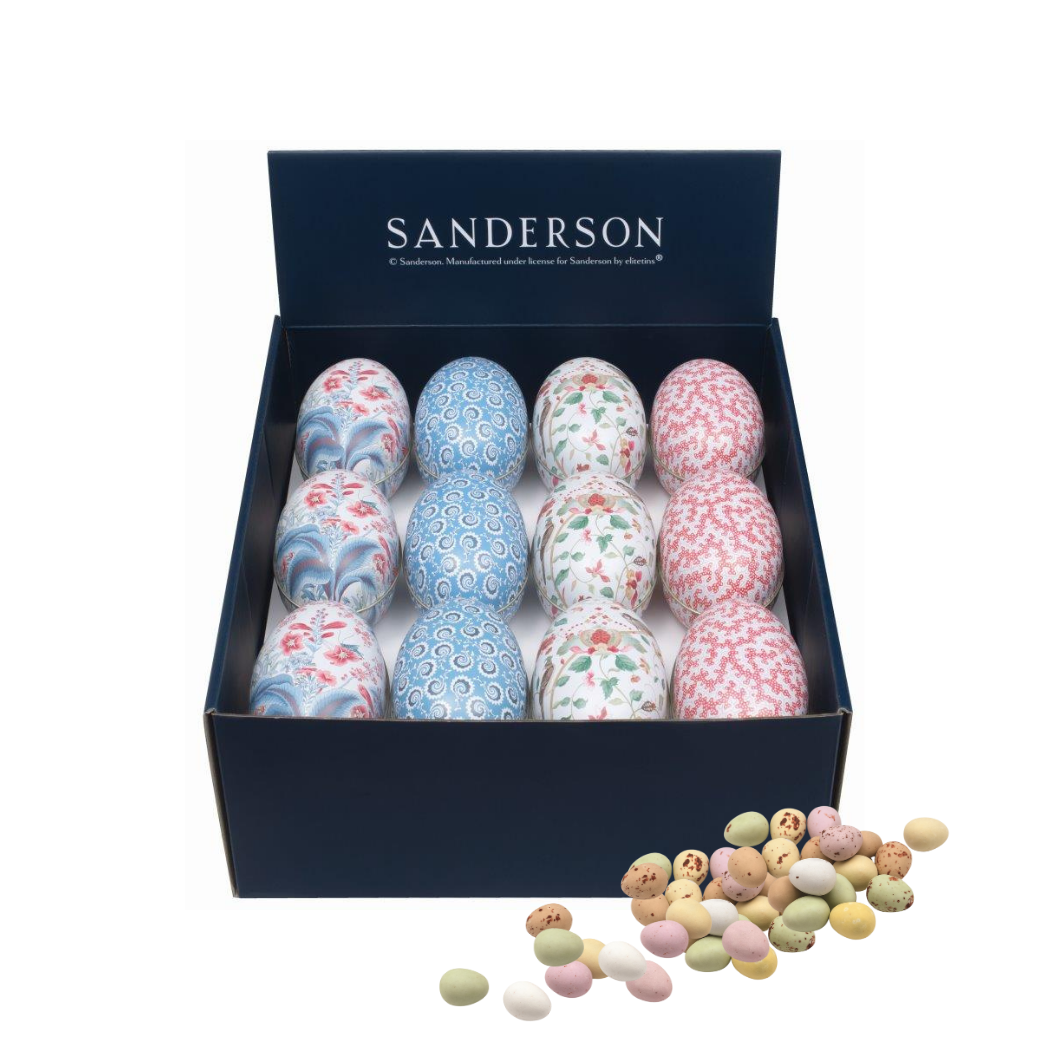Sanderson - Medium Eggs 4 Assorted with Chocolate Eggs