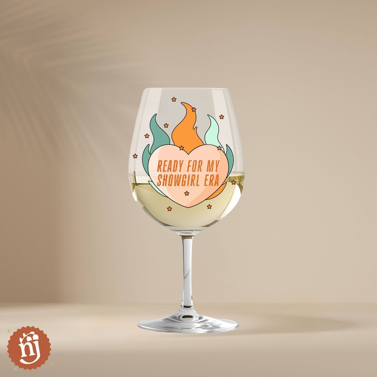 Taylor Swift TS12 Ready for My Showgirl Era Wine Glass - " Choices