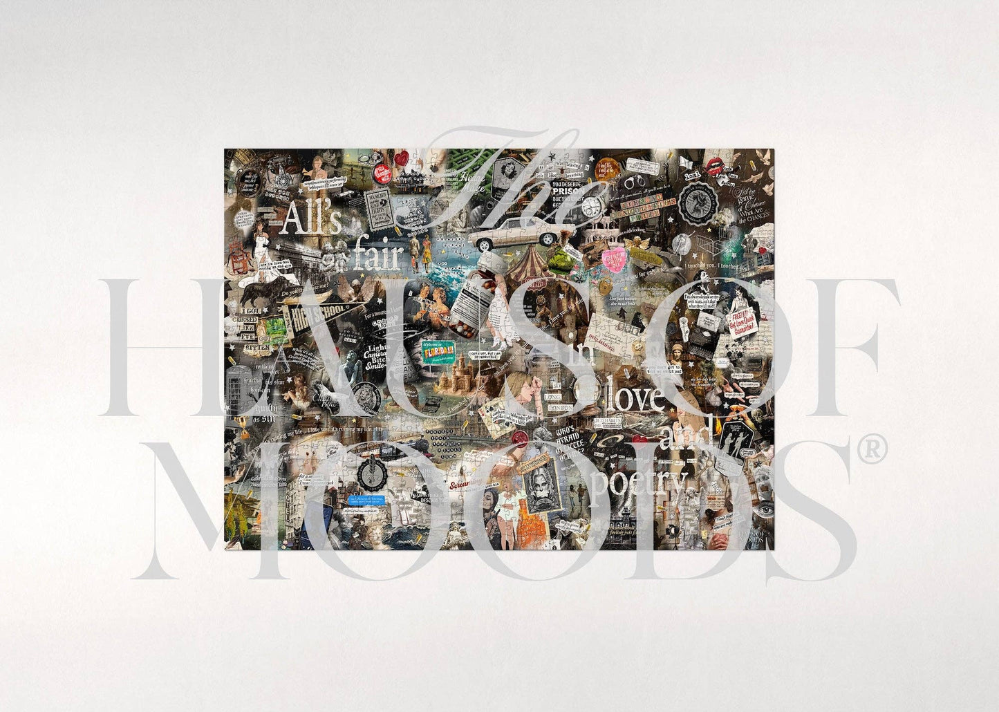 1,000 Piece Taylor Swift Tortured Poets Era Lyrics & Easter Eggs Puzzle©