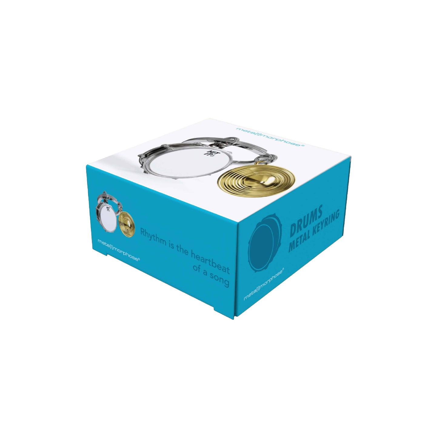 Metalmorphose Keyring Drum Kit with Cymbal Keyring