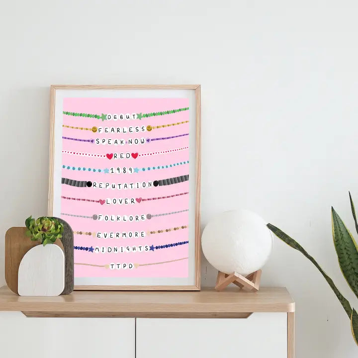 A4 Album Friendship Bracelets - Taylor Swift Print