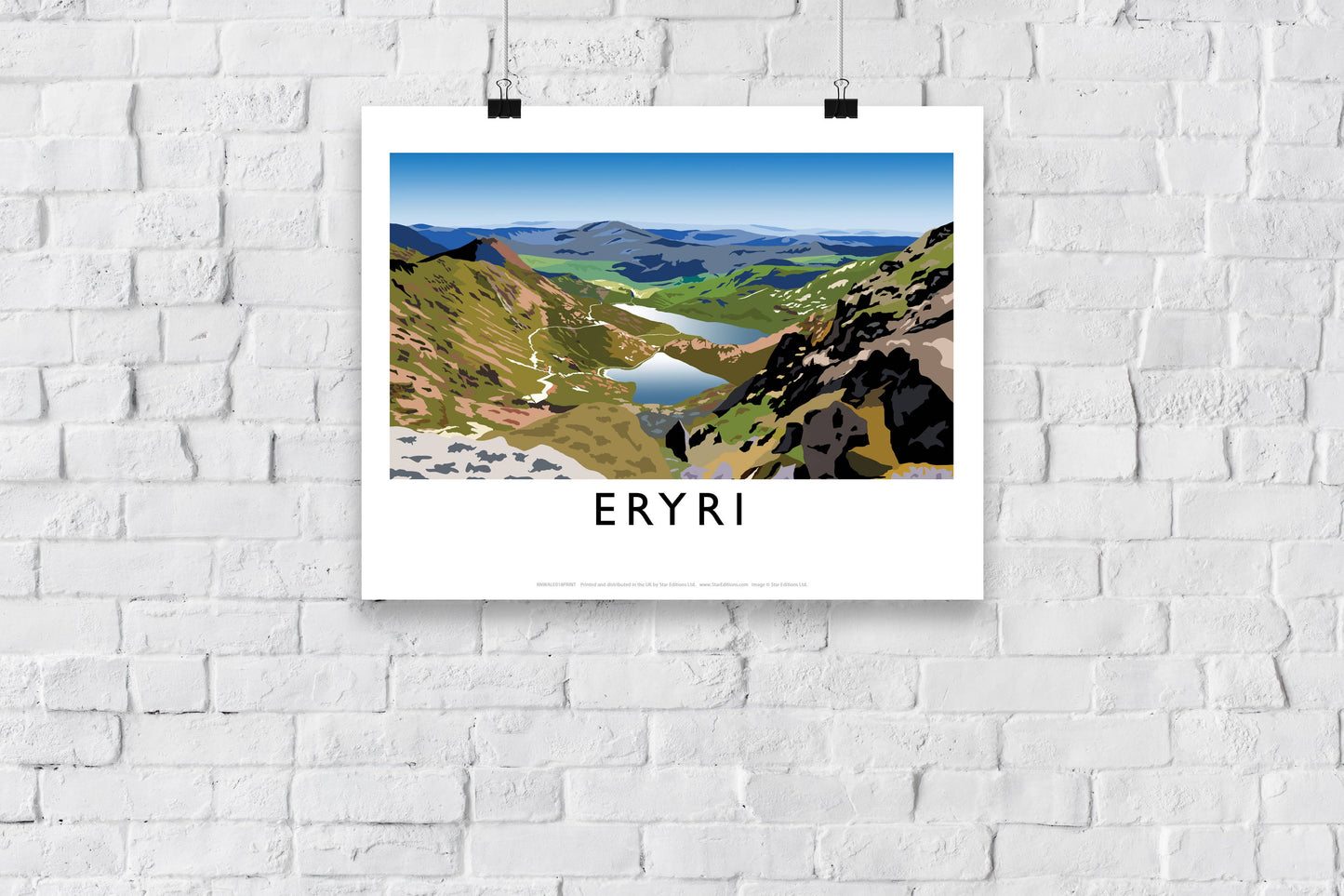 Eryri, Wales 2 By Artist Richard O'Neill - 11X14” Art Print