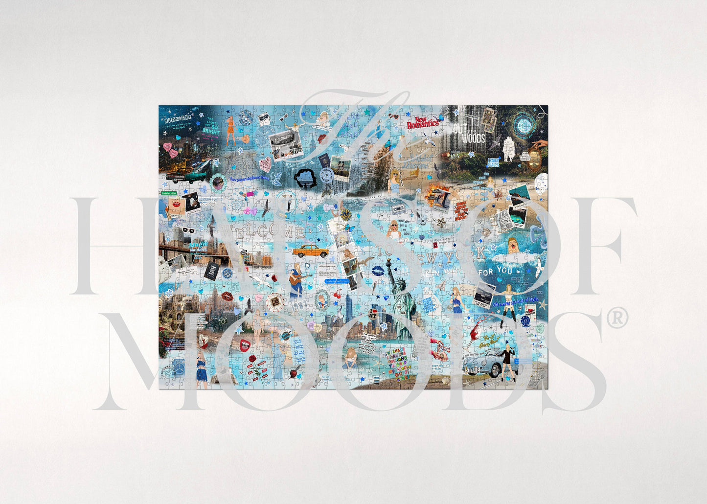 1,000 Piece Taylor Swift 1989 Era Lyrics & Easter Eggs Jigsaw Puzzle©