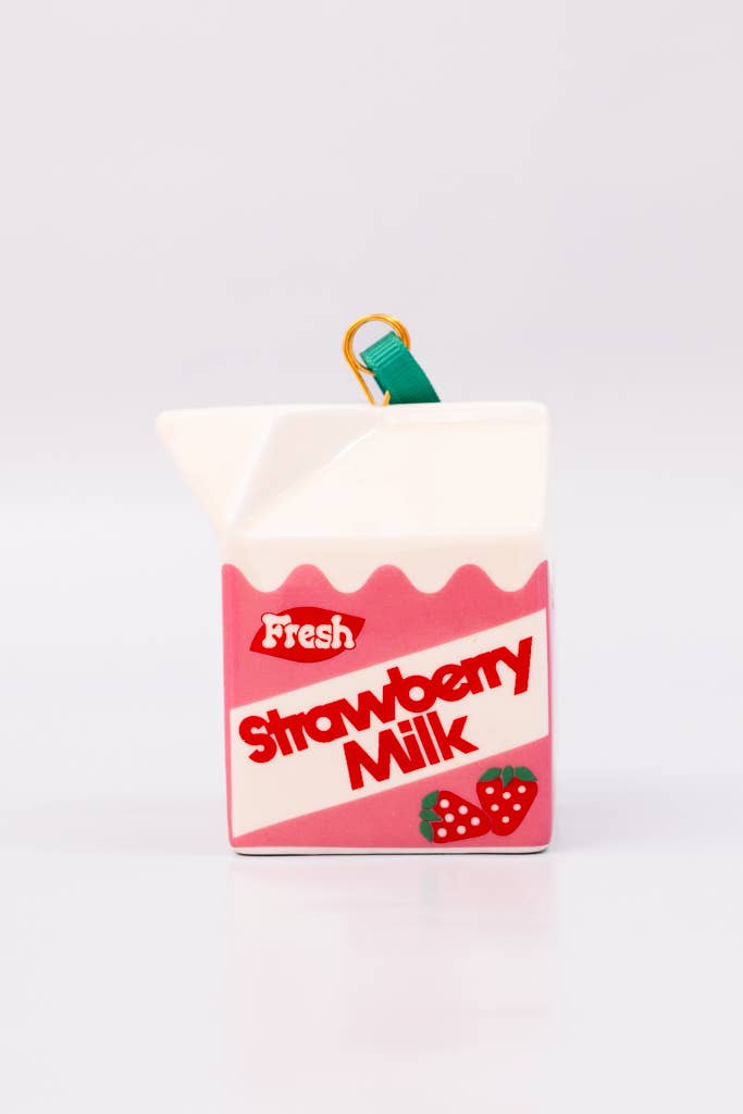 Ornament, Strawberry Milk