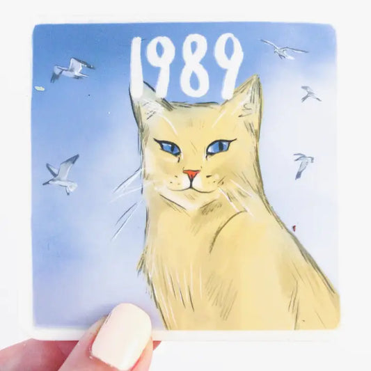1989 Cat Vinyl Sticker