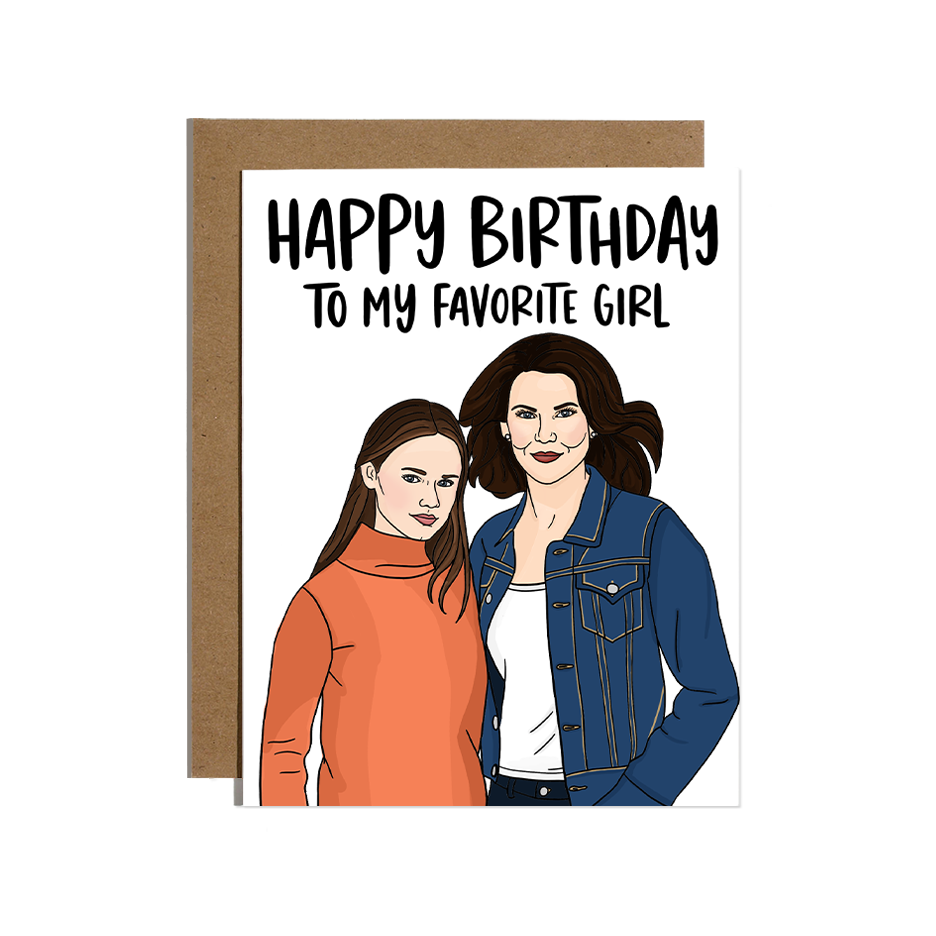 Gilmore Girls Birthday Greetings Card
