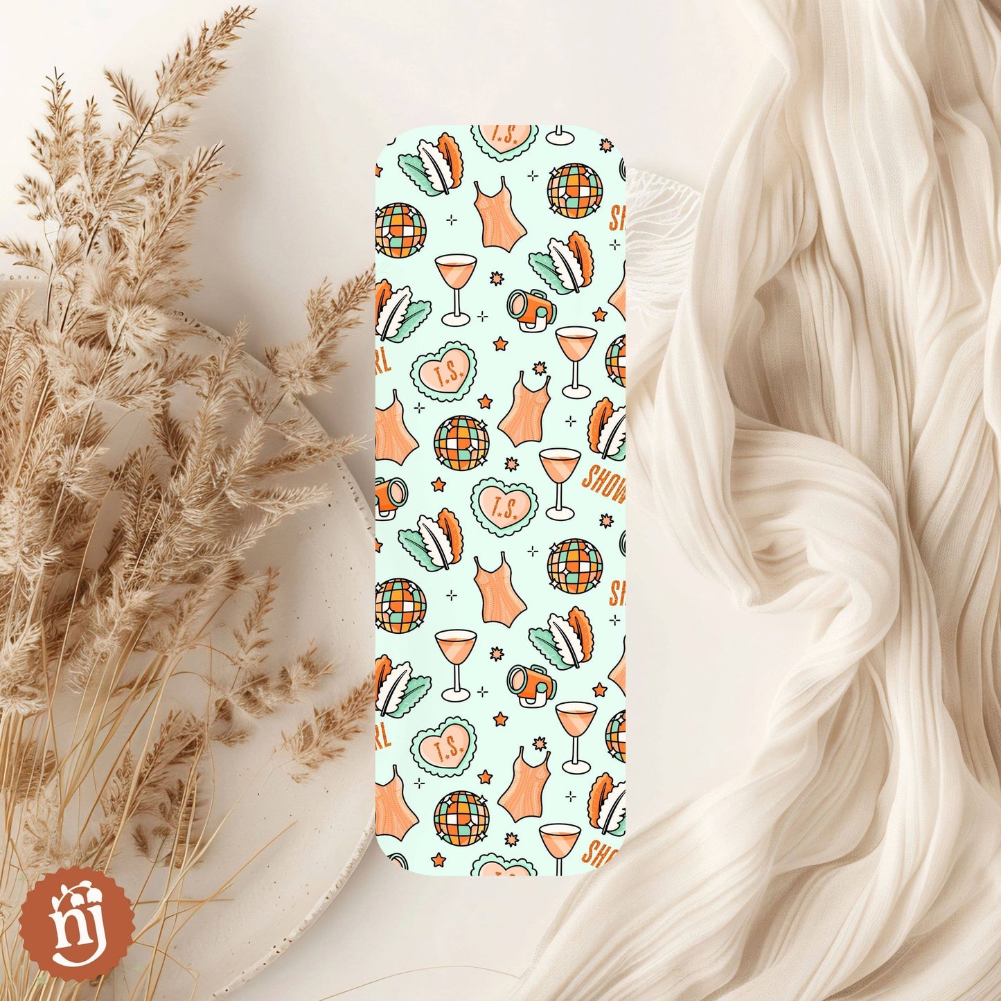 Taylor's Showgirl Era Inspired Bookmark, Teal