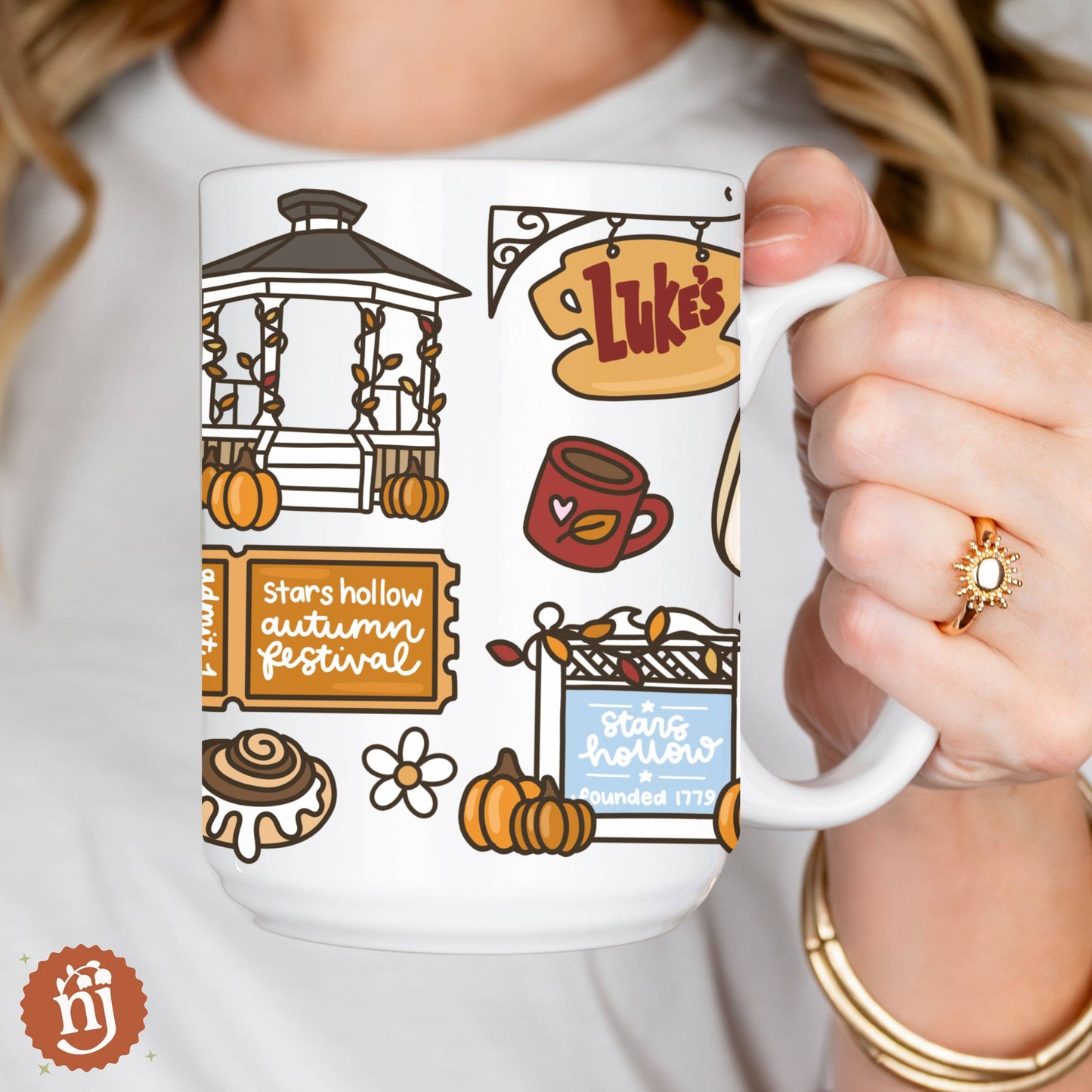 Gilmore Girls Autumn in Stars Hollow Ceramic Mug - 15oz