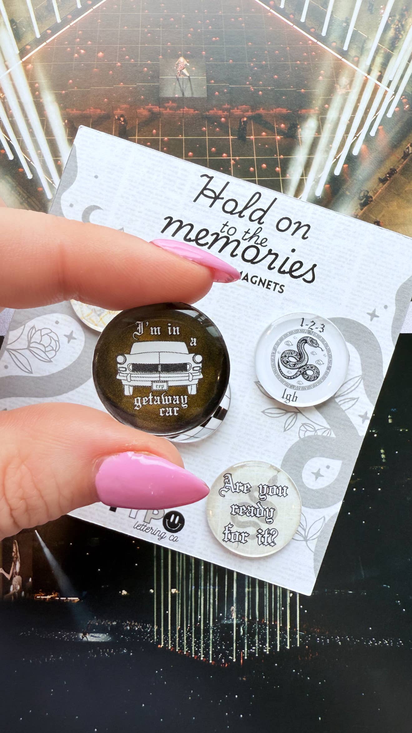 Taylor Swift Inspired Reputation Magnets Set of 5