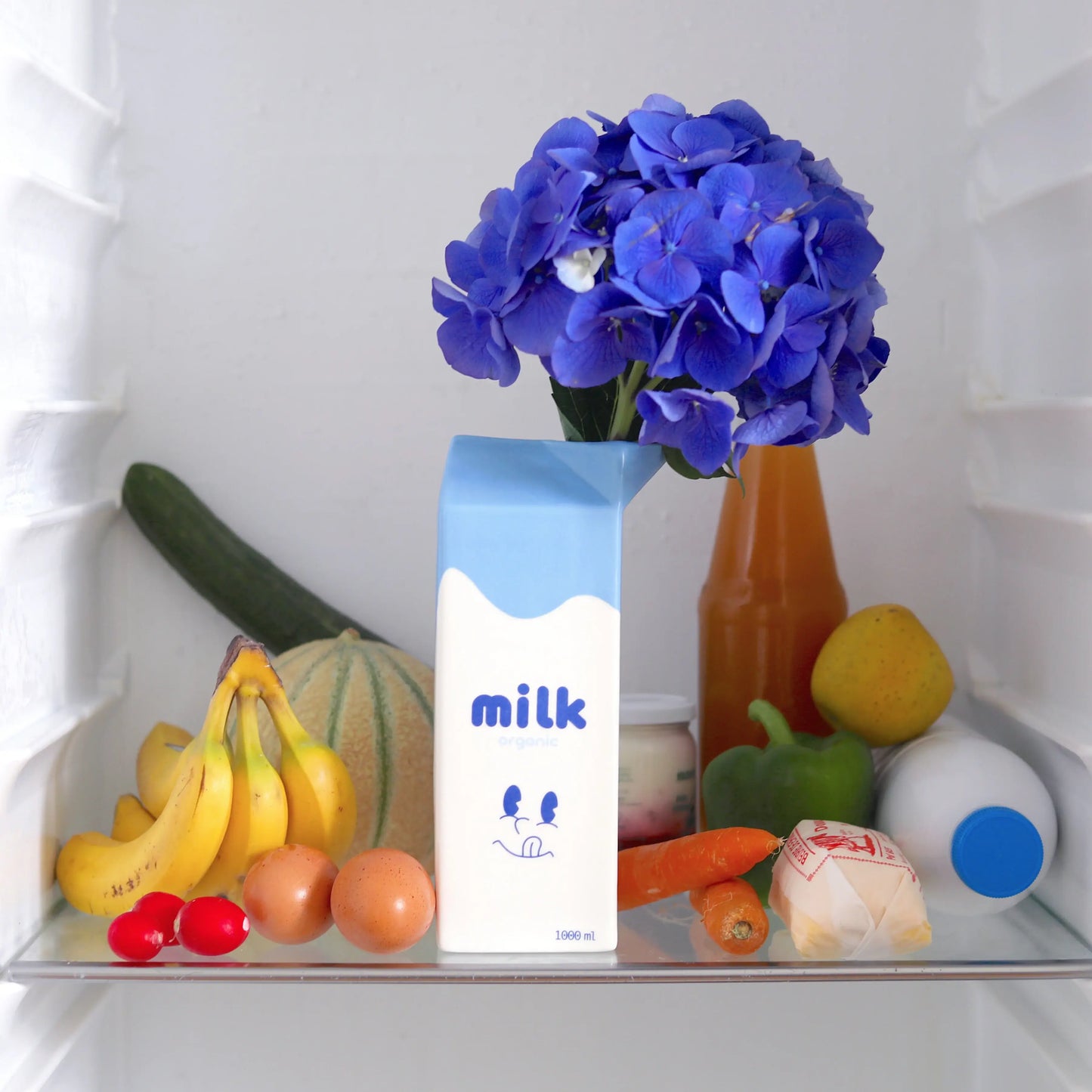 Ceramic Vase - Milk Carton