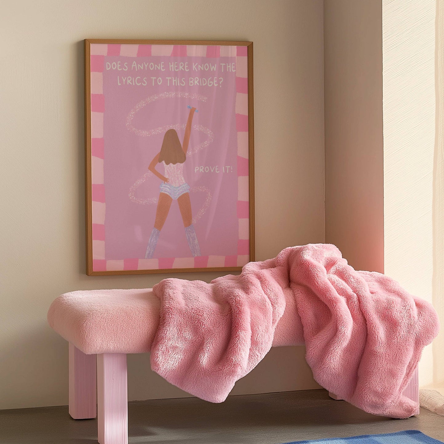 Taylor Swift - Cruel Summer Pink - A3 Print