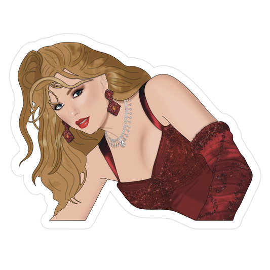 Taylor Swift Inspired Showgirl Sticker