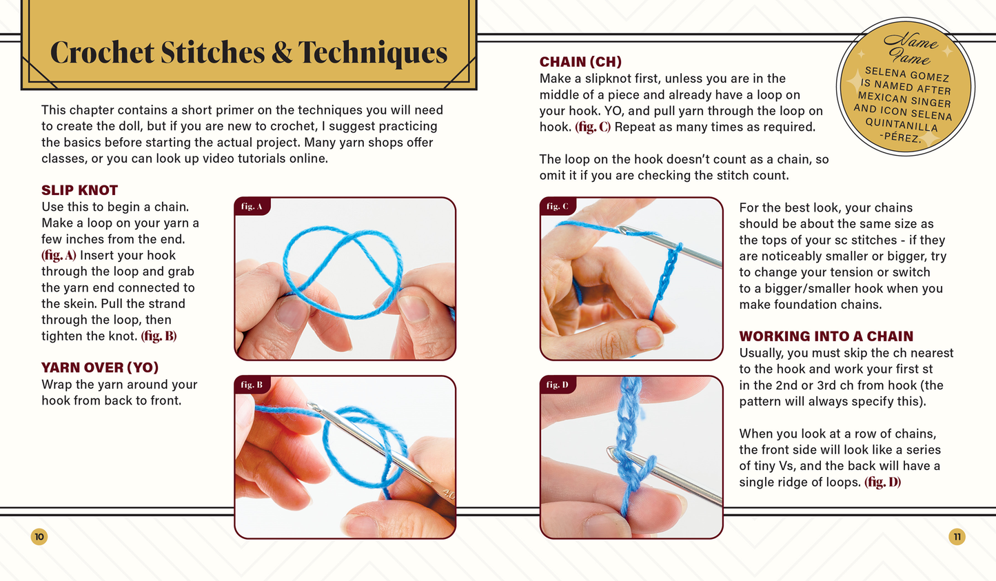 Unofficial Selena Gomez Book And Crochet Kit