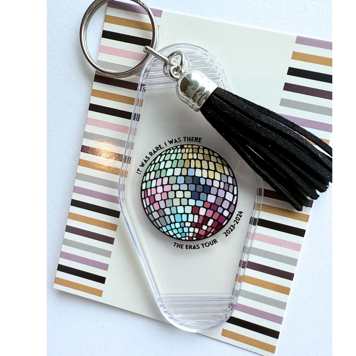 It Was Rare I Was There - Eras Tour Disco 🪩 Ball Acrylic Keyring