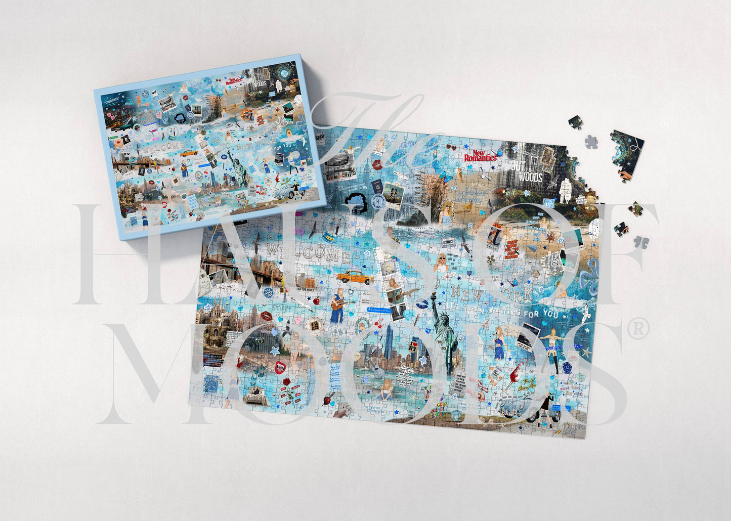 1,000 Piece Taylor Swift 1989 Era Lyrics & Easter Eggs Jigsaw Puzzle©