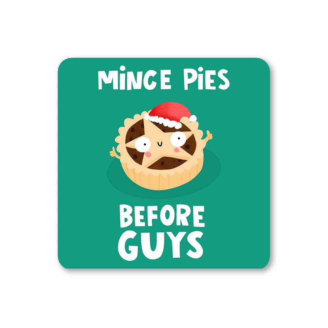 Mince Pies Christmas Coaster