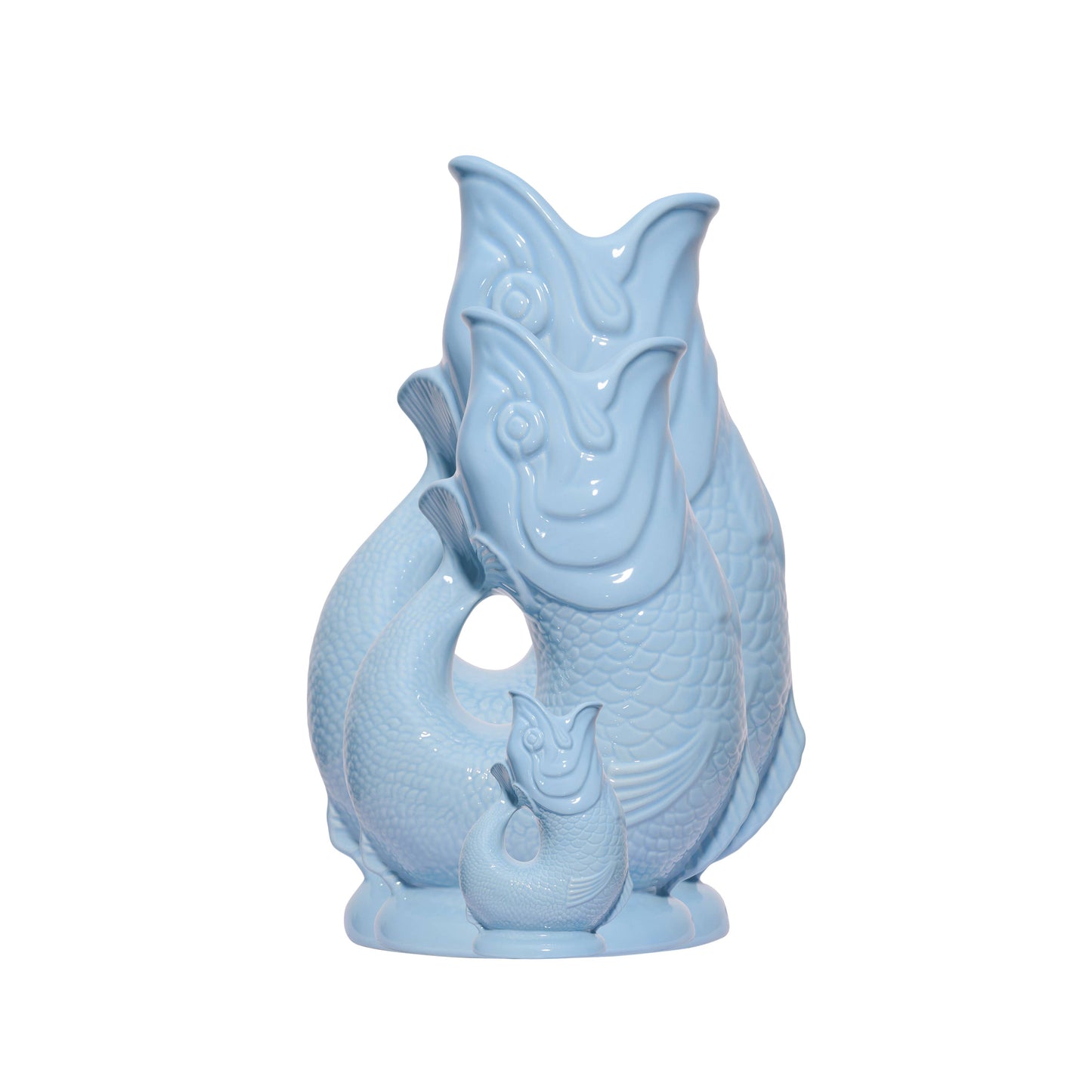 PALE BLUE ORIGINAL GLUGGLE JUG - XL