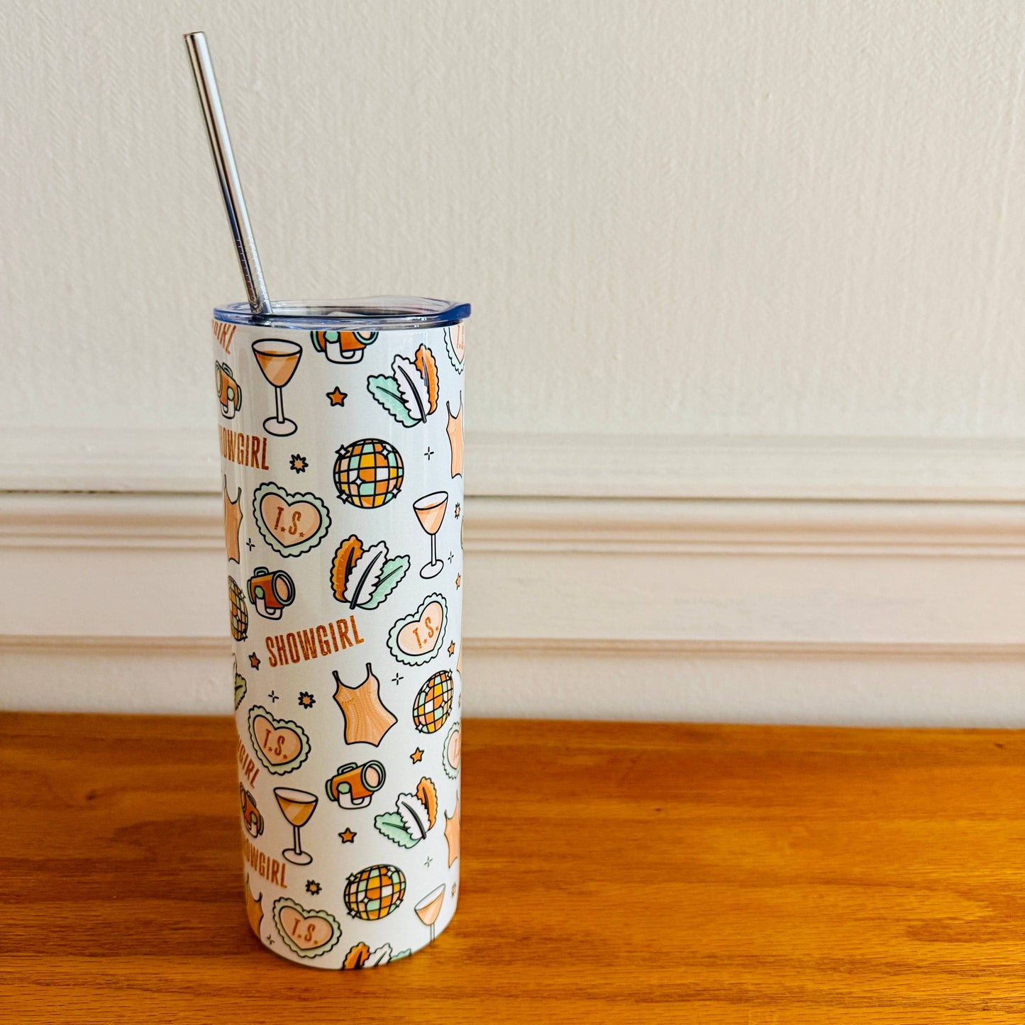 20 oz Skinny Tumbler, 12th Album Icons ❤️🔥
