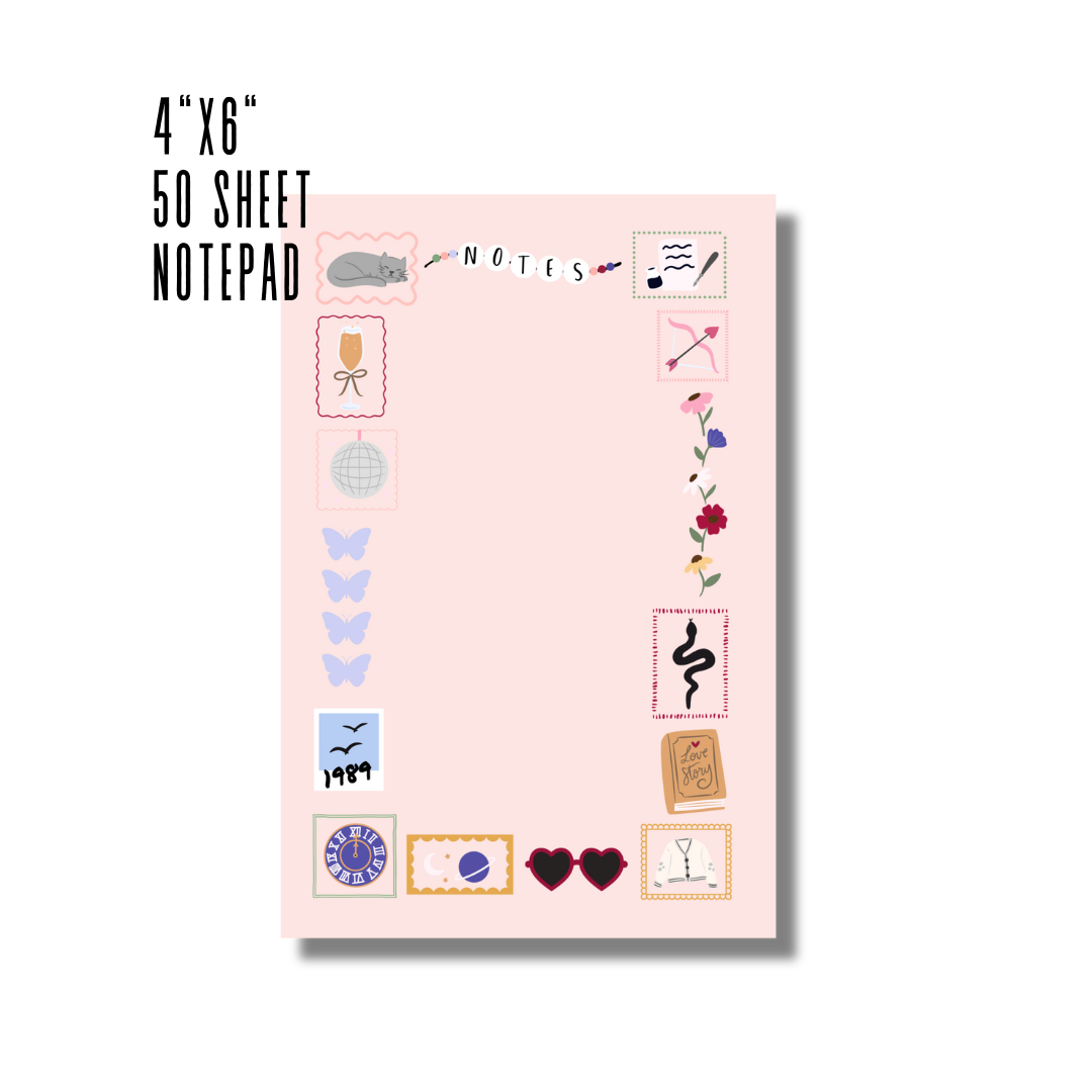 Taylor Swift Inspired Eras Notepad