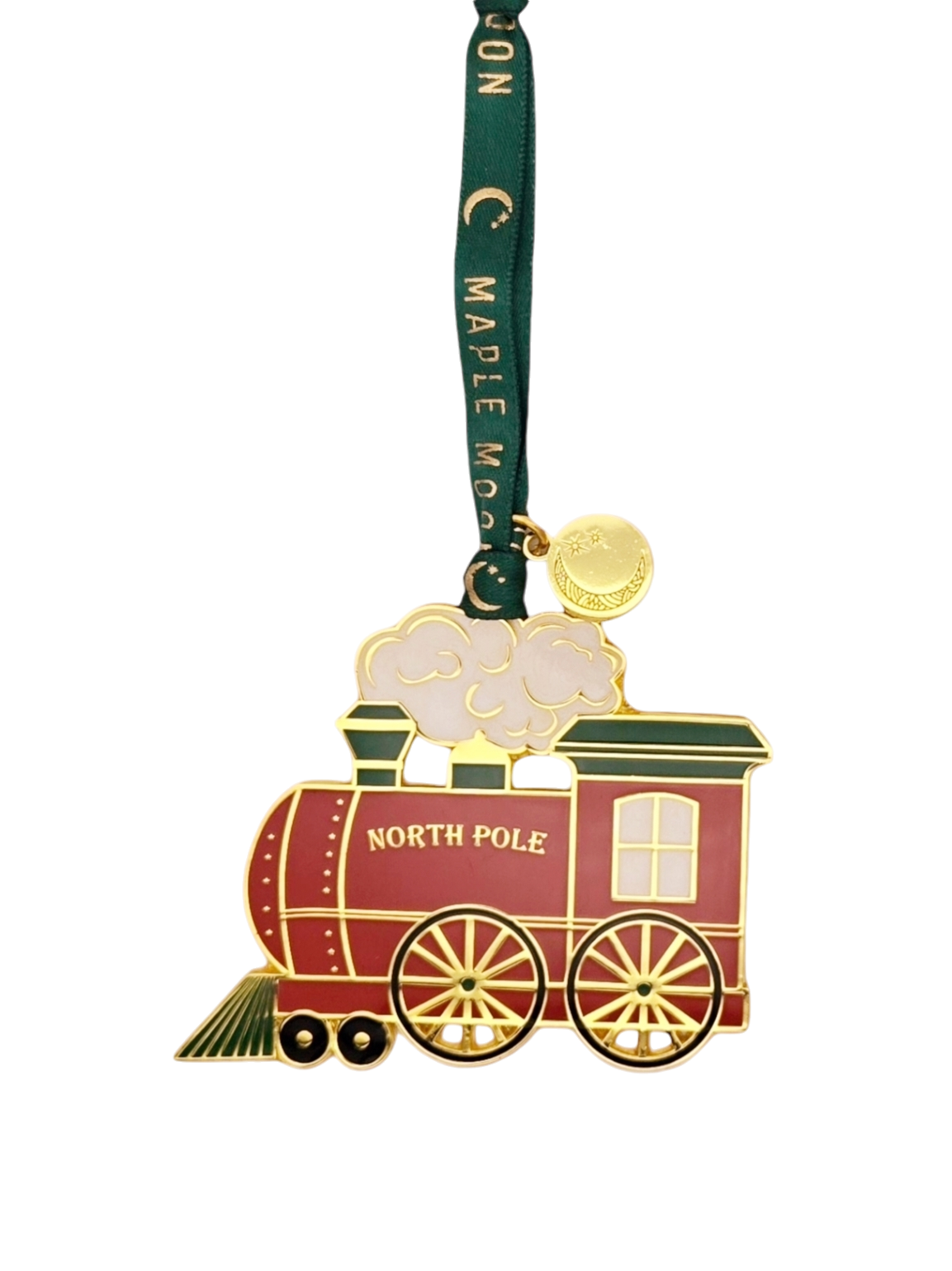 Classic Enamel Gold Train