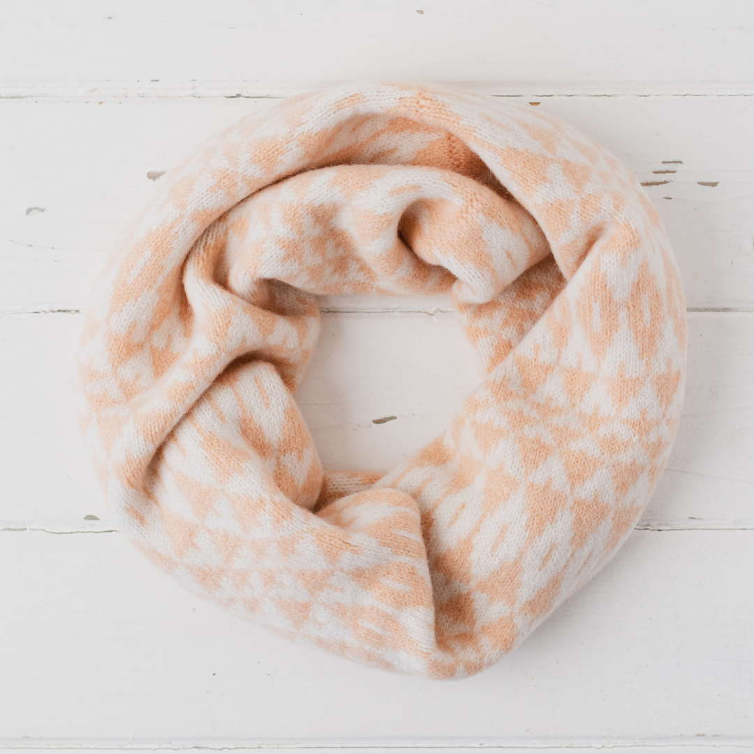 Mirror Lambswool Knitted Snood/ Cowl