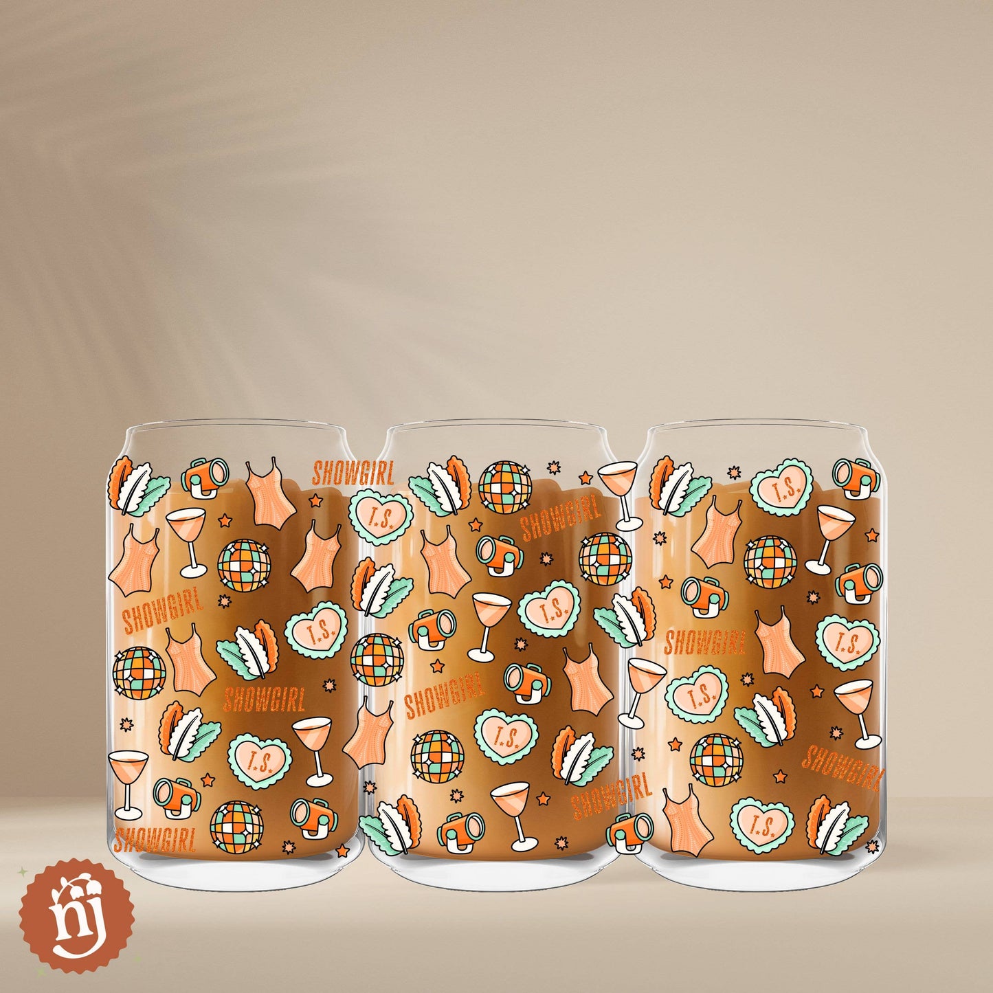 TS12 The Life of a Showgirl Glass Can Tumbler - 16oz