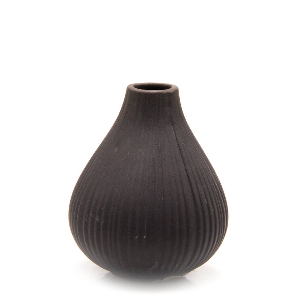 Frost - Matte Bisque Bud Flower Vase Glazed on Inside