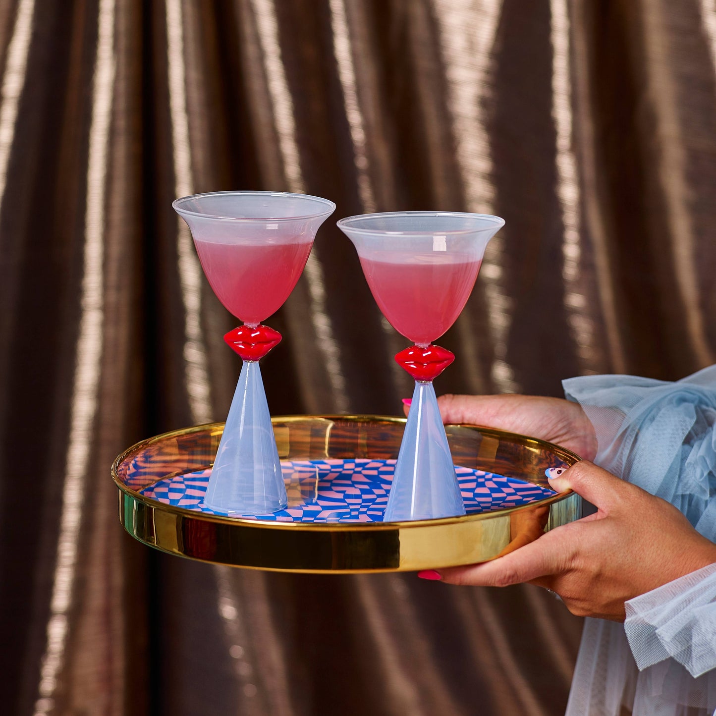 Eleanor Bowmer Lips Tinted Cocktail Glasses - Set of 2