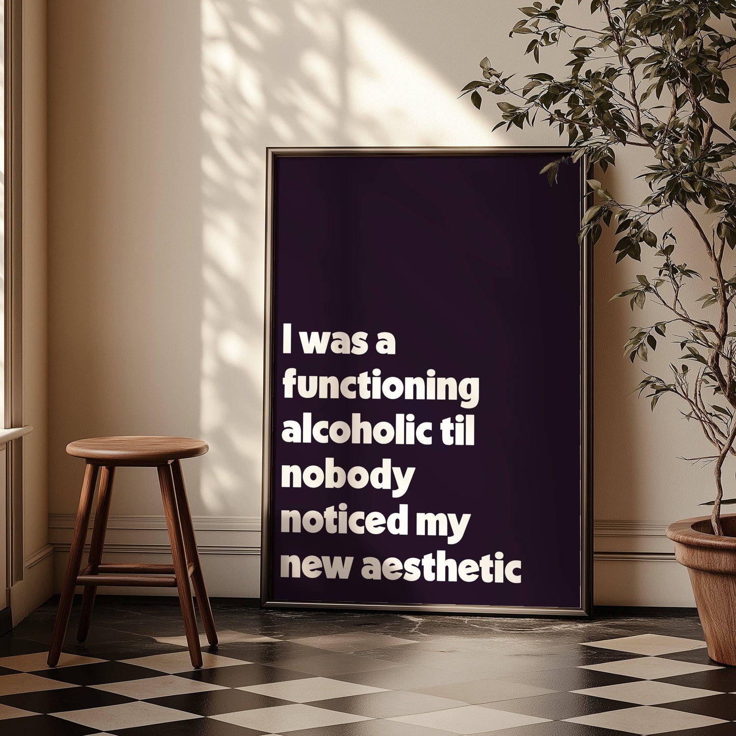 Functioning alcoholic - TTPD - A3 Print
