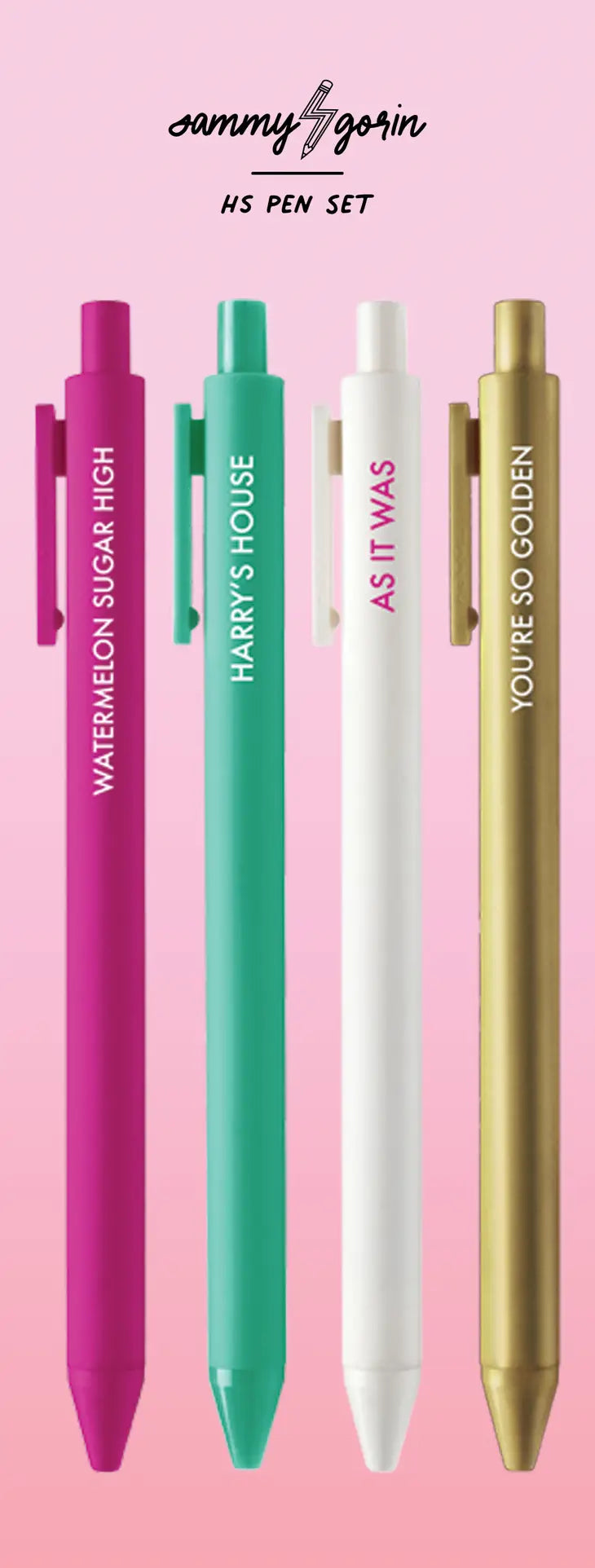 Harry Styles - Gel Pen Set x 4