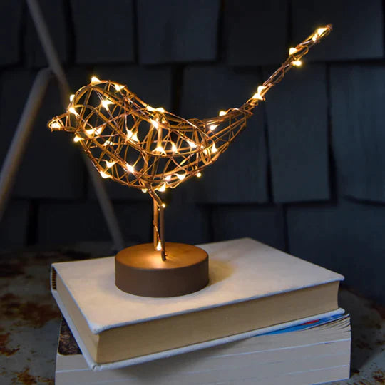 Lightstyle London LED Table Robin - Copper