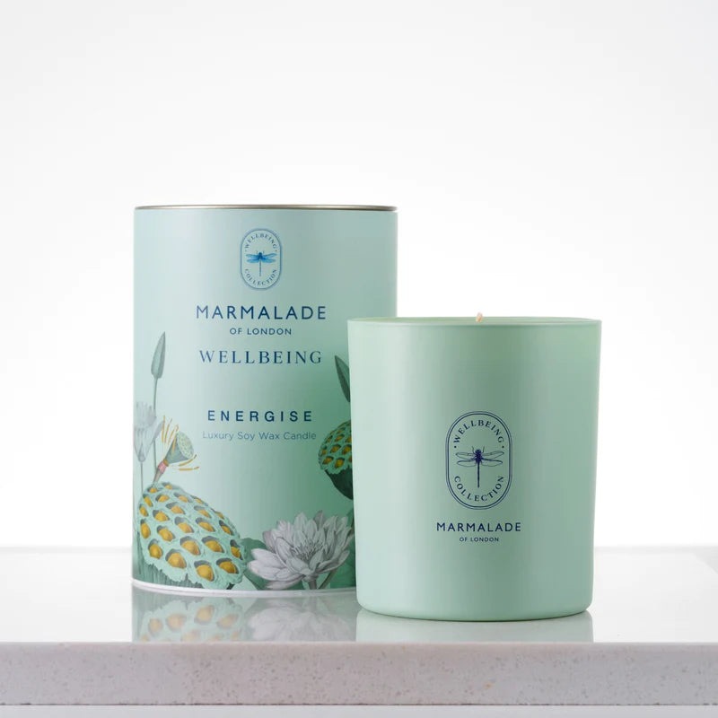 Wellbeing Range Glass Candle - 3 Choices