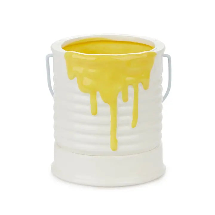 Balvi Painty Flower Pot With Drip Tray