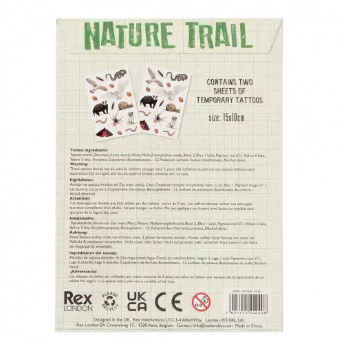 Temporary Tattoos - Nature Trail