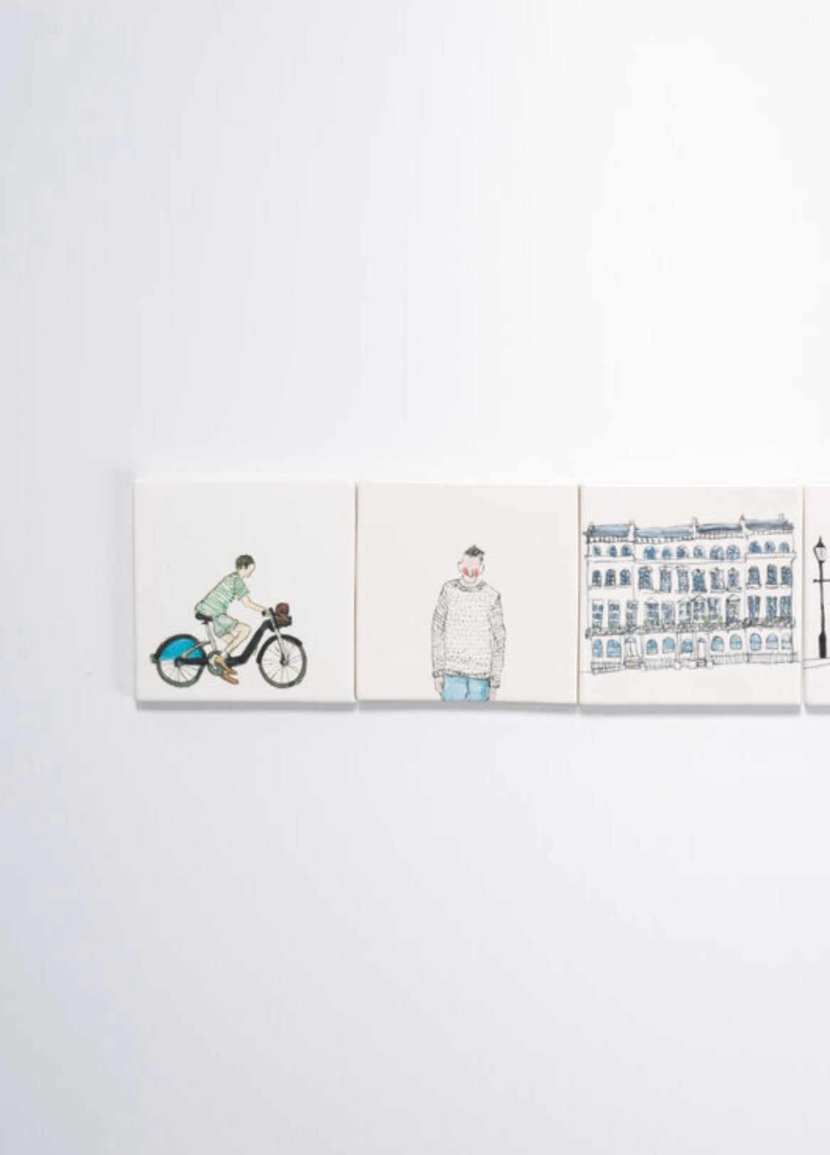 Helen Beard Bone-China Tile/Coaster