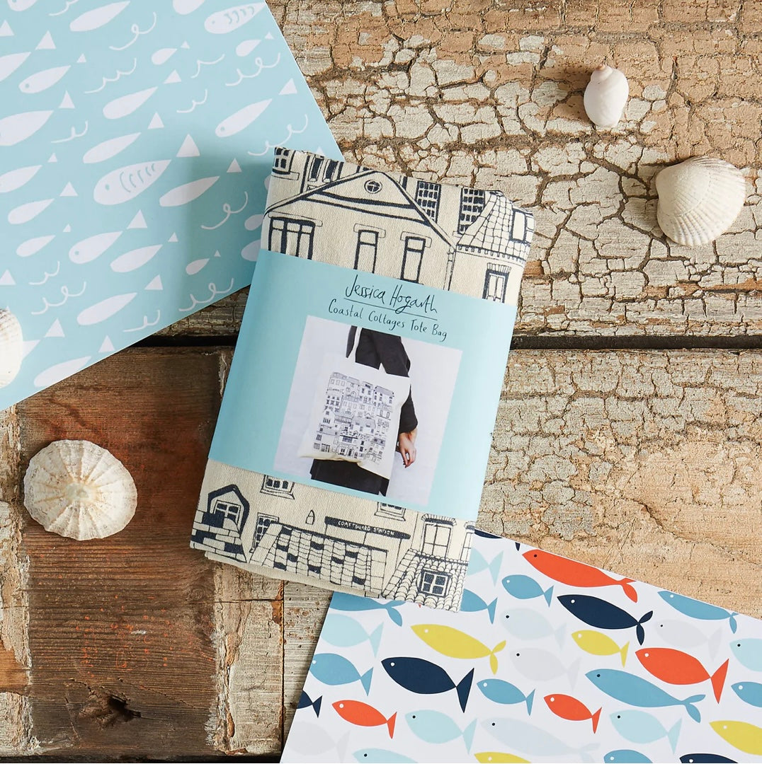 Coastal Cottages Tote Bag