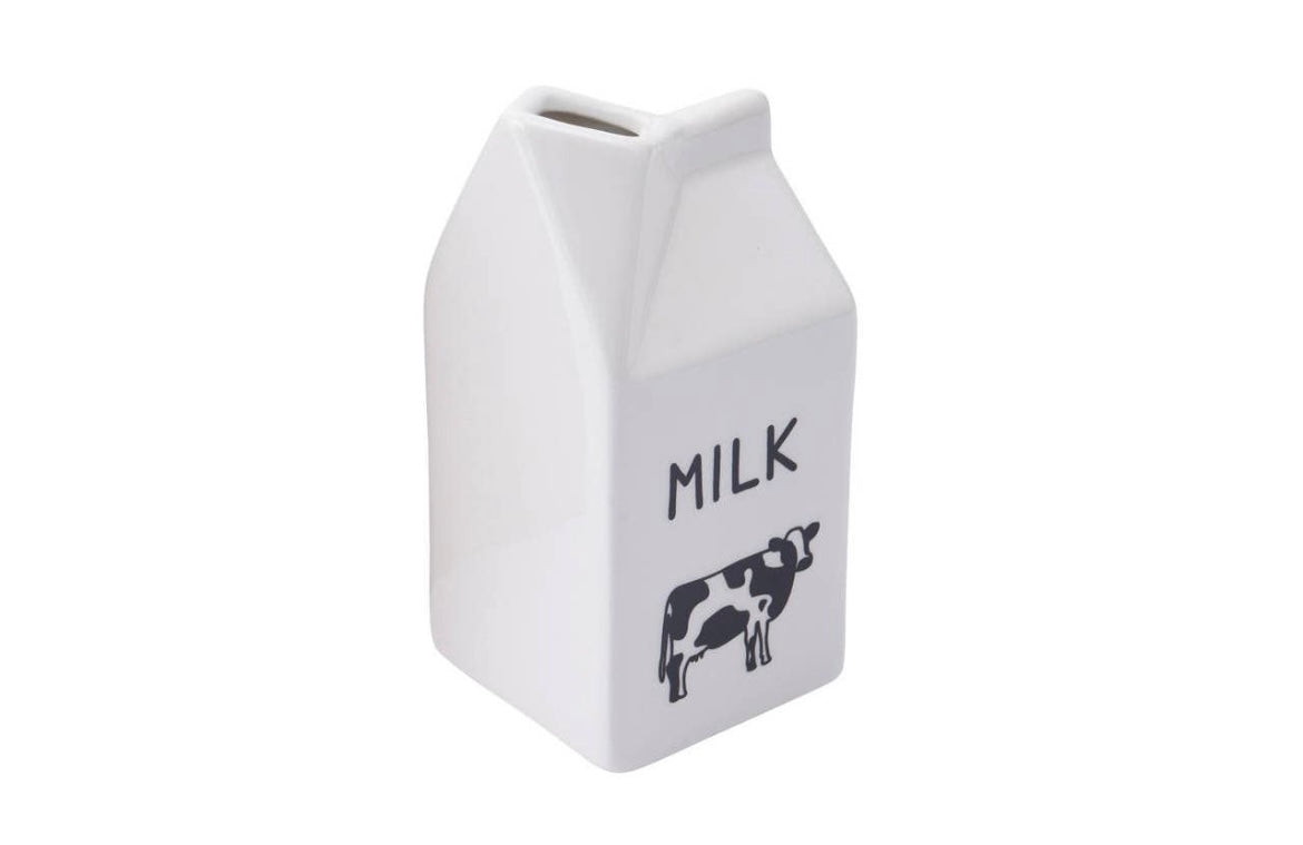 Cow Ceramic Milk Carton