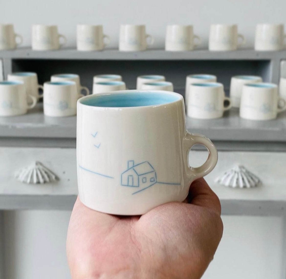 Handmade Porcelain Espresso Cup