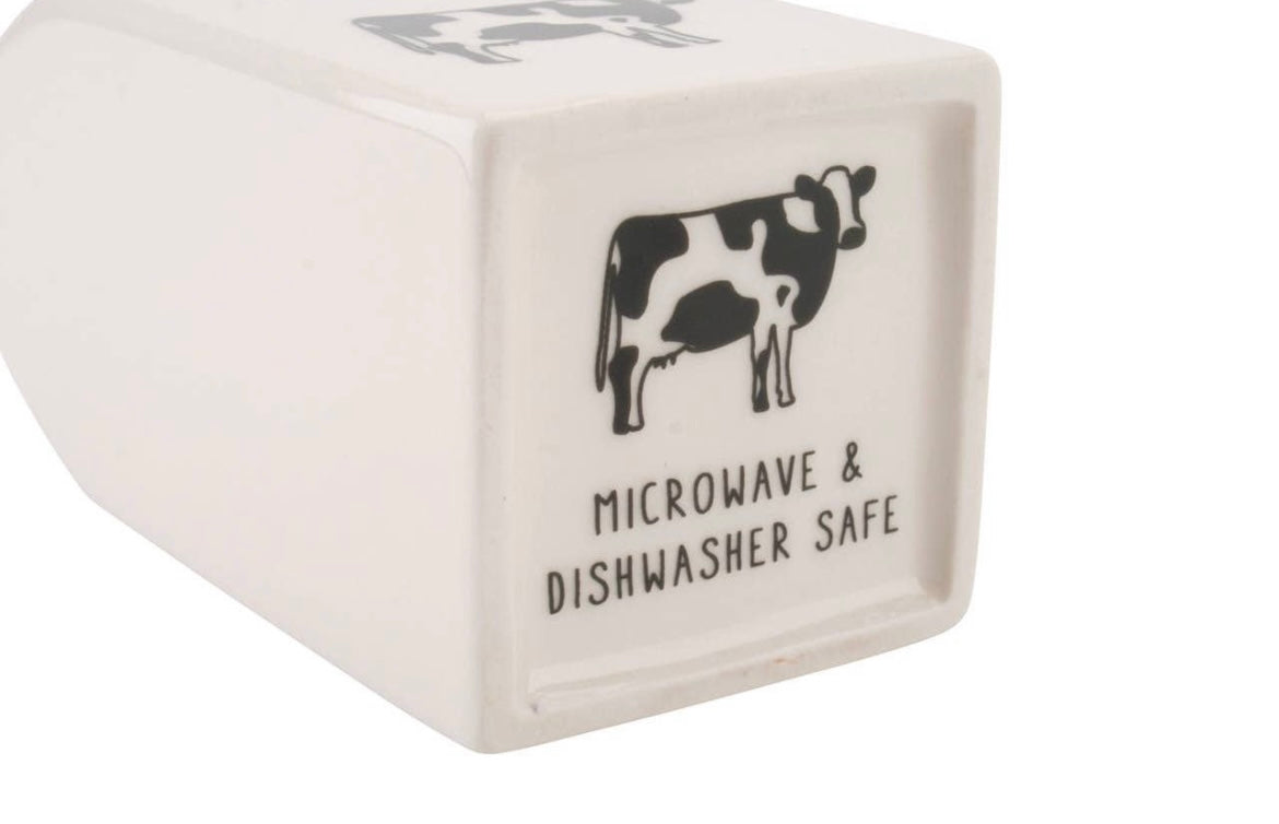 Cow Ceramic Milk Carton