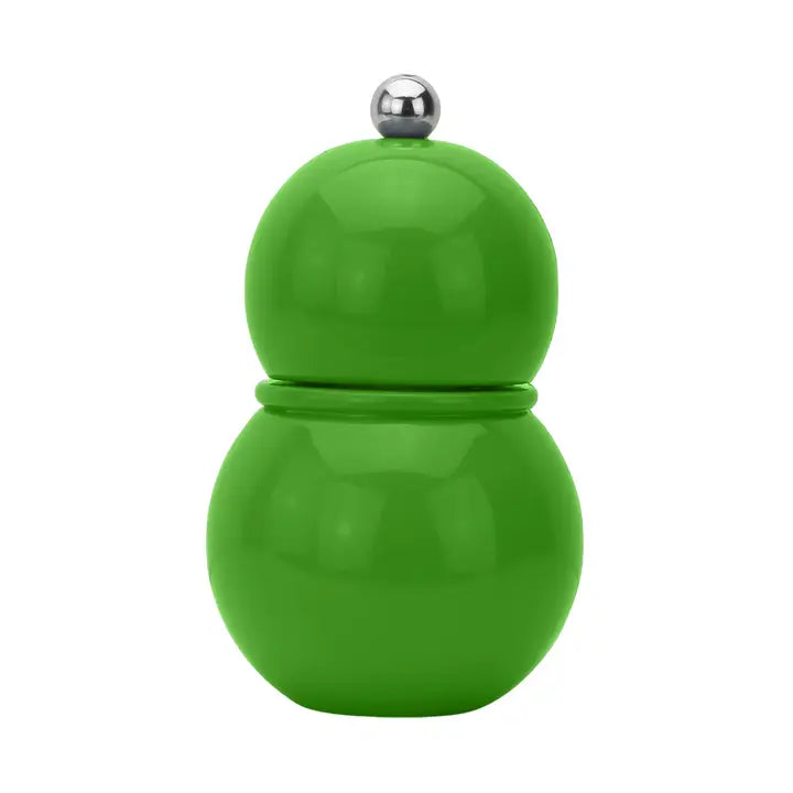 Leaf Green Lacquer Chubbie Salt & Pepper Mill