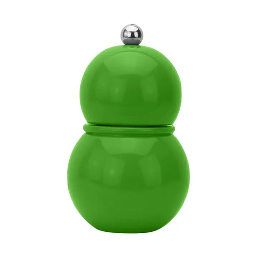 Leaf Green Lacquer Chubbie Salt & Pepper Mill