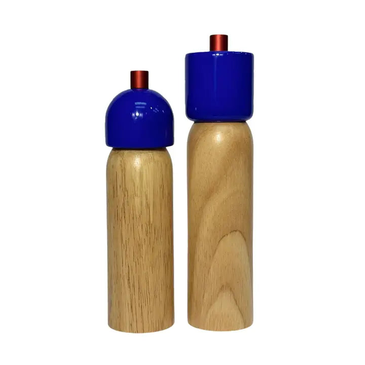 Salt & Pepper Grinder - Navy & Red