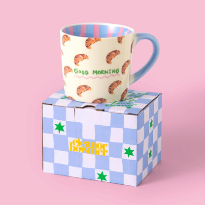 Eleanor Bowmer Good Morning Croissant Mug