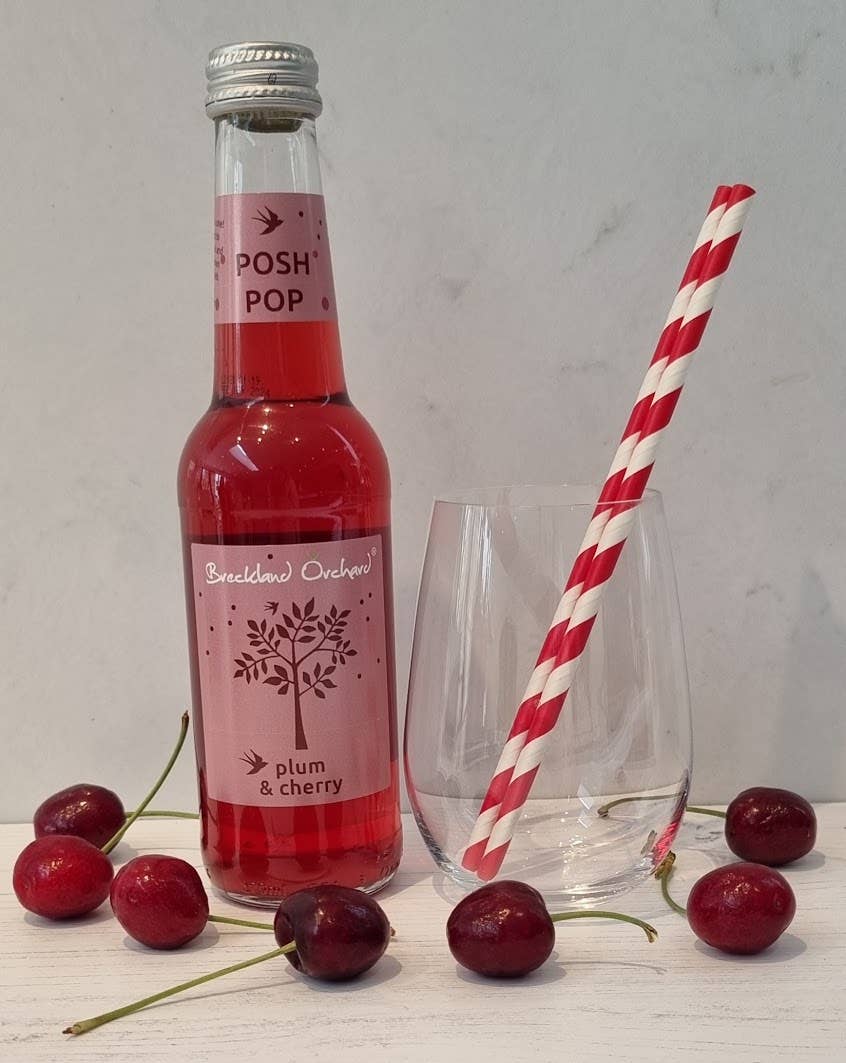 Plum and Cherry Posh Pop 275ml by Breckland Orchard